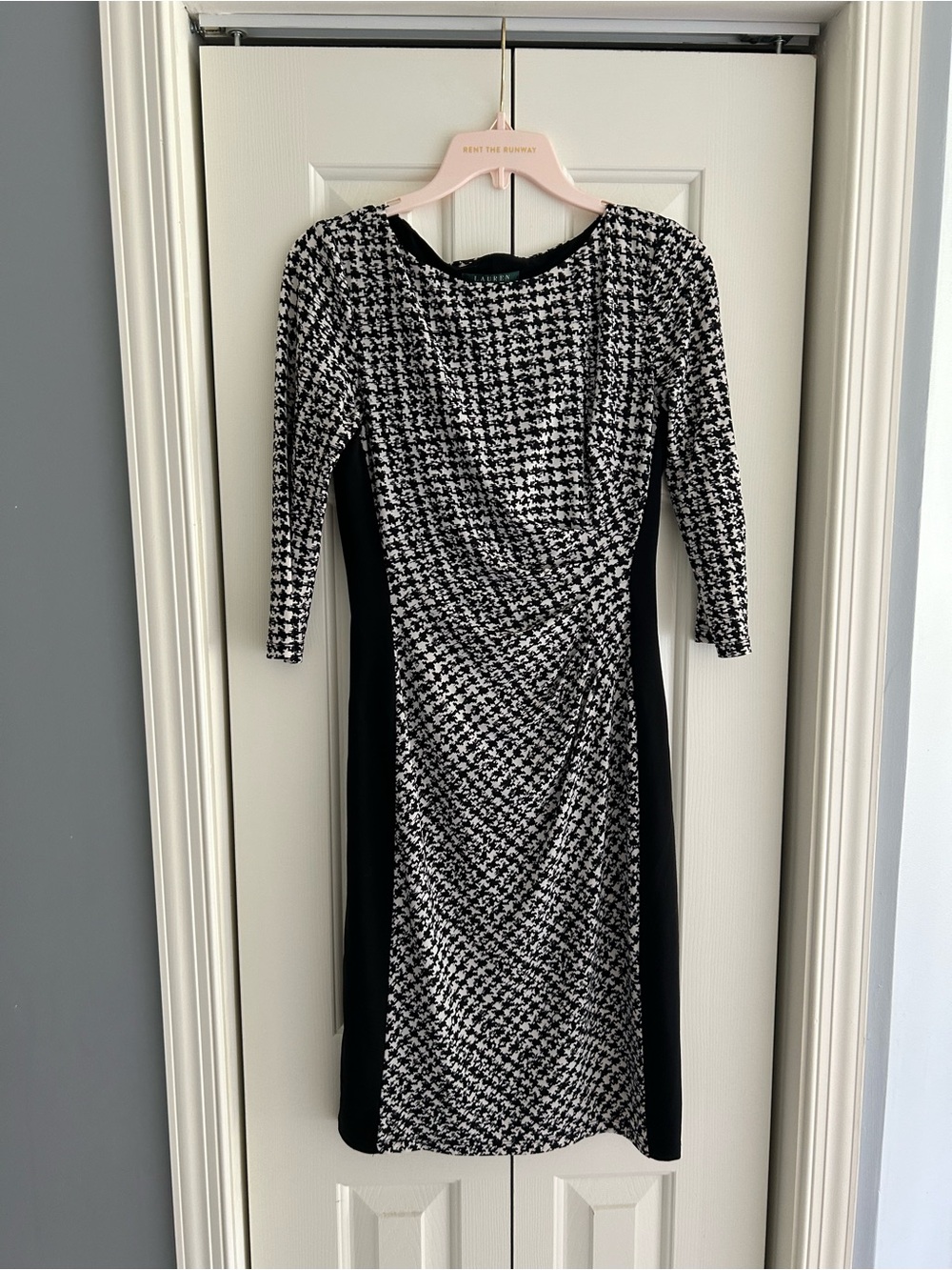 Ralph Lauren Houndstooth Sheath Dress
